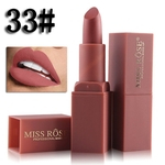 Tubo de Miss Rose Batom Matte Lipstick Pra?a vitamina E Hidratante Maquiagem