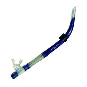 Tubo Respirador para Snorkel Azul - Flex Wave - Nautika