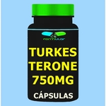 Turkesterone 750mg 60 Cápsulas Aumento da massa muscular de forma natural