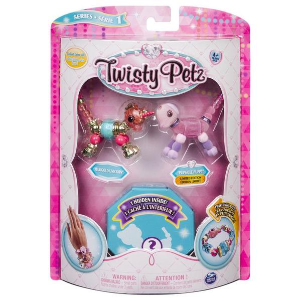 Twisty Petz - Surpresa Rara - Marigold Unicorn e Cakepu Puppy - Sunny