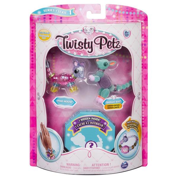 Twisty Petz - Surpresa Rara - Pixxie Mouse e Radiant Roo - Sunny