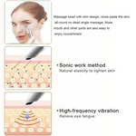 U-Kiss ergon¨®mico inteligente Vibrat t¨¦rmica Ionic Facial Eye Massage impulsionador