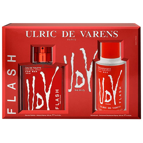 Udv Flash Ulric de Varens - Masculino - Eau de Toilette - Perfume + Desodorante - Kit