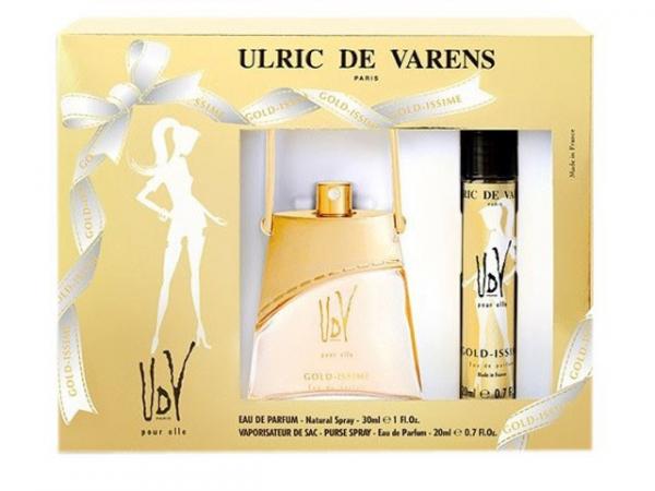 Ulric de Varens Gold Issime Feminino Eau de Parfum - 30ml com Purse Spray 20ml