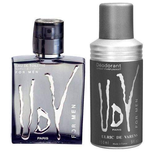 Ulric de Varens Kit- Perfume UDV For Men EDT 60ml + Desodorante 150ml Masculino