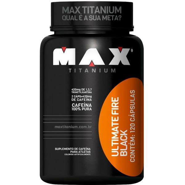 Ultimate Fire Black (120 Cápsulas) Max Titanium