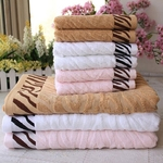 Ultra Padrão absorvente Tiger fibra de bambu Toalha de banho Início toalhinha toalha de mão Homens Mulheres Família Toalha de Banho Mão