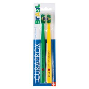 Ultra Soft Duo Especial Edition CS5460d Verde e Amarelo Curaprox - Escova Dental 2 Un