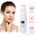 Ultrasonic face Pore Cleaner Ultra-som do purificador da pele Peeling Facial Massager Beauty Dispositivo Face Lift Aperte remoção do enrugamento