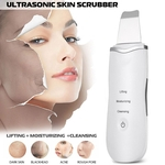 Ultrasonic Scrubber Pele Scrubber Espátula Limpeza Facial Peeling Massagem Spa