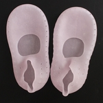 Um par de silicone respiráveis ¿¿hidratantes Meias calcanhar do pé Cracked Protector Meias