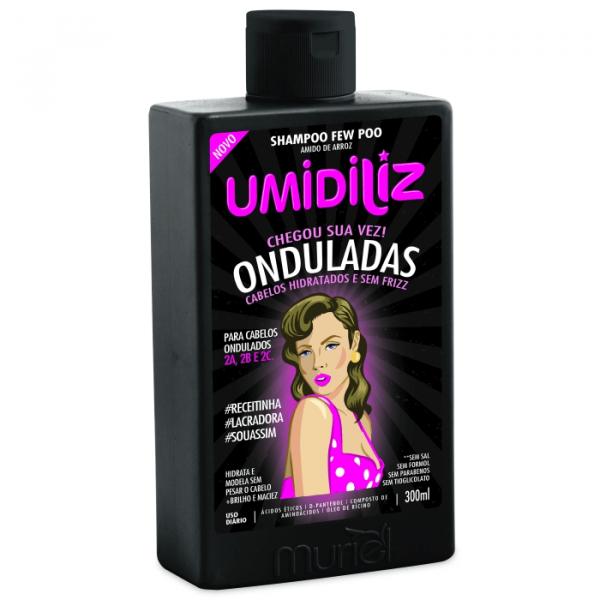 Umidiliz Onduladas Shampoo Few Poo 300ml Nova Muriel