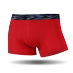 Underwear Homens Boxers Silk Ice cuecas respirável cor sólida U-convexo Médio cintura L- 4XL