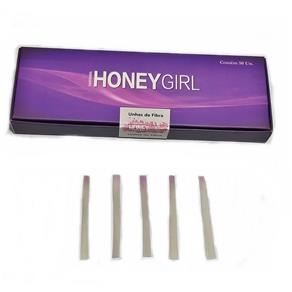 Unha de Fibra de Vidro Honey Girl com 50 Unidades
