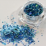 Unha glitter em pÃ³ misturado Shinning Lantejoulas Nail DIY Flocos de pÃ³ Charme 12color