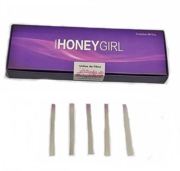 Unhas de Fibra de Vidro Honey Girl com 50 Unidades