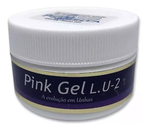 Unhas em Gel Pink Lu2 33g - Piu Bella Original - Piubella