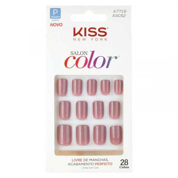 Unhas Postiças Kiss New York Salon Color Beautiful - First Kiss