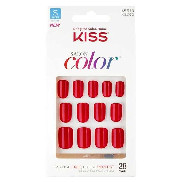 Unhas Postiças Kiss New York Salon Color New Girl - First Kiss