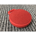 LAR Speaker Único Chic Circular Fabric Art Wireless Speaker Bluetooth Subwoofer gancho portátil