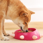 Único Rivet Silicone bacia de Pet Cães Gatos de alimentação
