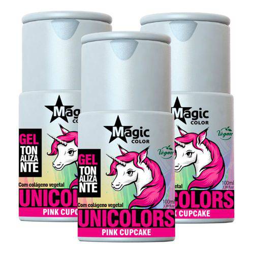 Unicolors 03 Gel Tonalizante Pink Cupcake 100ml - Magic Color