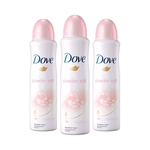 3 Unid Desodorante Aero Dove Feminino Powder Soft