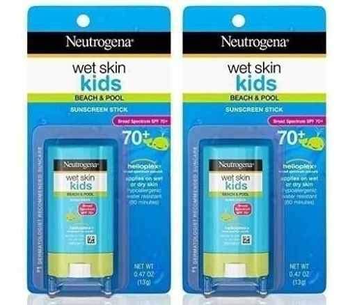 Neutrogena Wet Skin Kids Fps 70 Resistente Água - 2 Unid