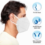 Unisex Anti-Fog à prova de poeira Máscaras respirável e PM2.5 respirável