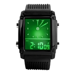 Unisex Womens Mens Digital Led Chronograph Quartz Sport Wrist Watch BK