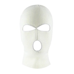 Unisex Outdoor Knitting costura Cap Máscara Facial quente para esquiar equitação