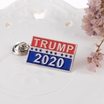 Unisex Trump 2020 eleição americana Broche Tampão breastpin Clip lenço de pescoço Collar