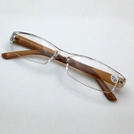 Unissex portáteis Lentes Design elegante aro de ampliação PC presbiopia Óculos Spectacles Viagem viagem Limpar Óculos