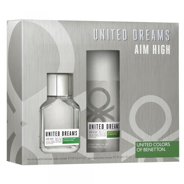 United Dreams Aim High Benetton - Masculino - Eau de Toilette - Perfume + Desodorante