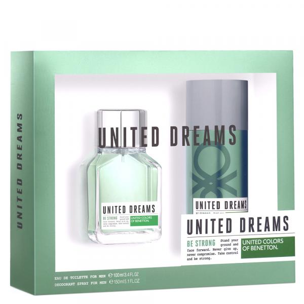 United Dreams Be Strong Benetton - Masculino - Eau de Toilette - Perfume + Desodorante