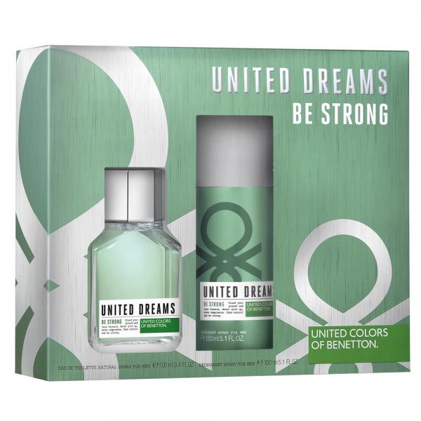 United Dreams Be Strong Benetton - Masculino - Eau de Toilette - Perfume + Desodorante