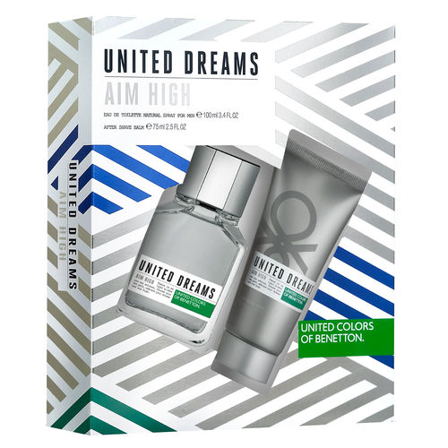 United Dreams Benetton Aim High Kit – Eau de Toilette + Loção Pós-banho