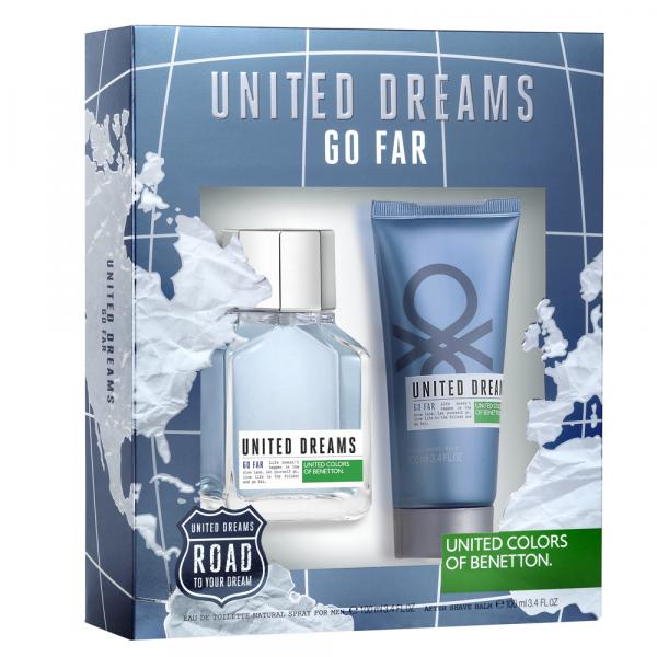 United Dreams Go Far Benetton - Masculino - Eau de Toilette - Perfume + Pós Barba
