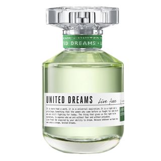United Dreams Live Free Benetton - Perfume Feminino - Eau de Toilette 80ml