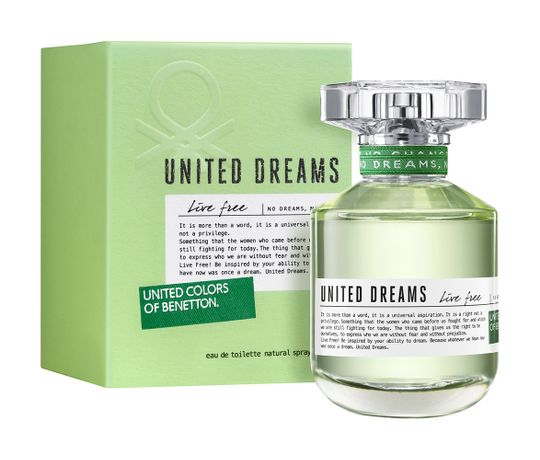 United Dreams Live Free By Benetton Feminino Eau de Toilette 50ml