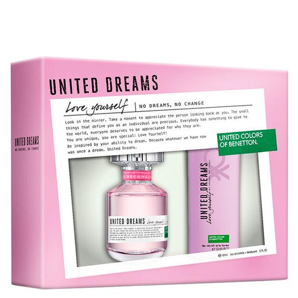 United Dreams Love Yourself Benetton - Feminino - Eau de Toilette - Perfume + Desodorante