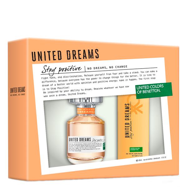 United Dreams Stay Positive Benetton - Feminino - Eau de Toilette - Perfume + Desodorante
