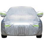 Universal Car completa capas impermeáveis ¿¿Sombra Neve Gelo Poeira Sun UV Light Cover Prata Tamanho S-XL Auto Car Outdoor Protector Capa