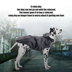 Universal Dog Pet refrigeram capa de chuva imperme¨¢vel respir¨¢vel externas Raincoats seguran?a