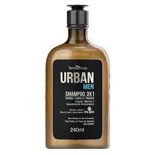 Urban Men Shampoo 3 em 1 240ml - Farmaervas