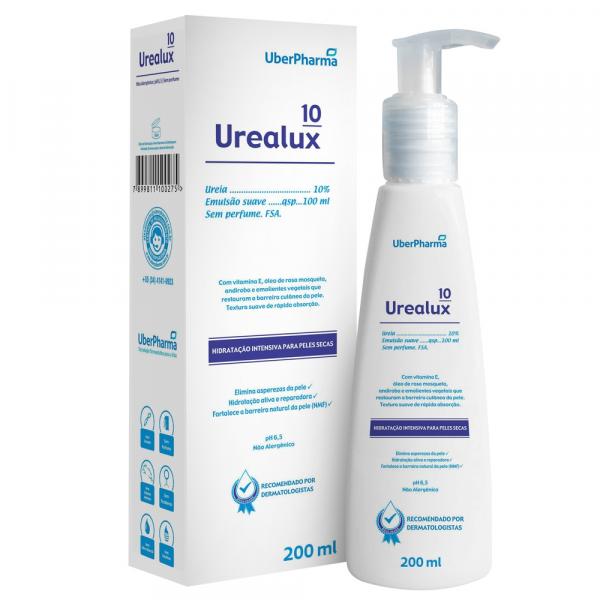 Urealux Hidratante de Ureia 10 200ml - Uberpharma