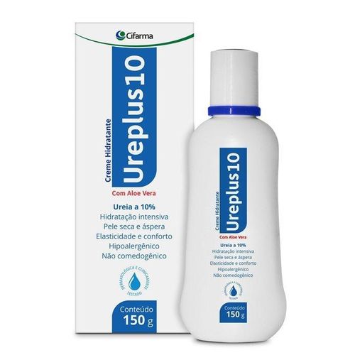 Ureplus 10% Creme Hidratante com Aloe Vera 150g - Cifarma