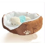Urparcel Pet Dog Camas quentes e macias Pet Puppy Sofa House Bed Small Size Color Coffee