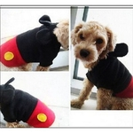 Urparcel Pet Mickey Dog Roupas de Aquecimento Primavera e Outono Cão Bonito Hoodies XS