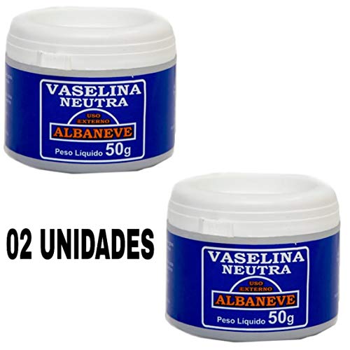 Vaselina Sólida 50 Gramas- Albaneve - 02 Unidades